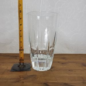 Unbranded Home Decorative Vase One Size Crystal Pattern Clear Drinking Glass